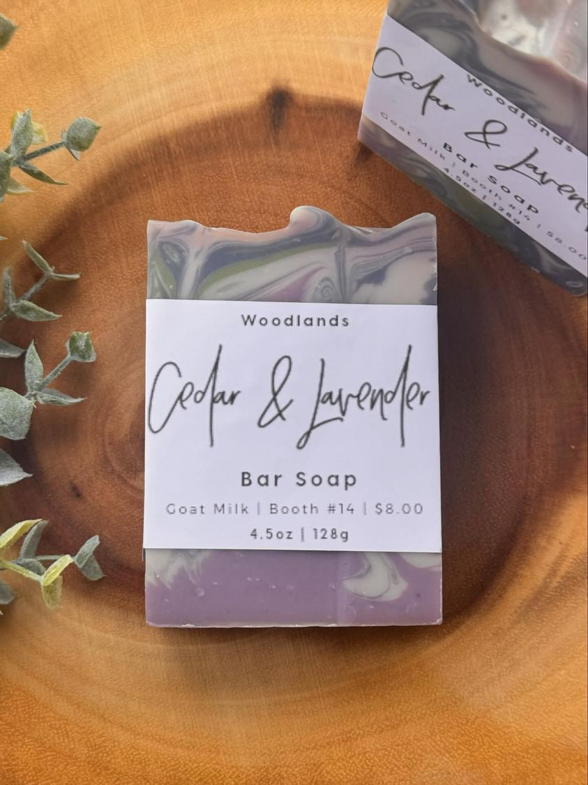 Cedar & Lavender Goat Milk Soap