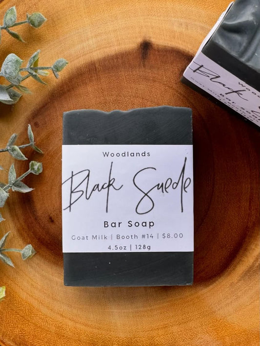 Black Suede Goat Milk Soap